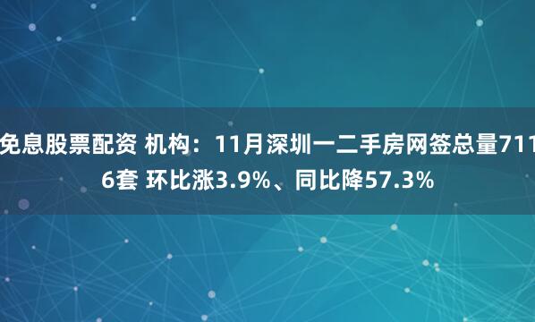 免息股票配资 机构：11月深圳一二手房网签总量7116套 环比涨3.9%、同比降57.3%